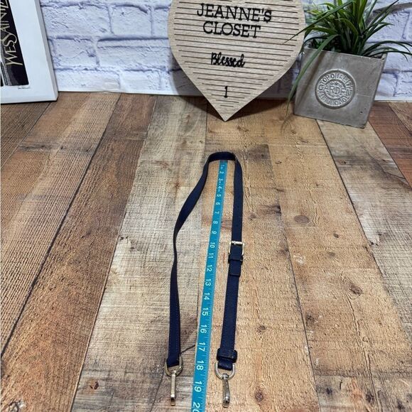 michael kors navy blue saffiano leather replacement bag strap - Picture 2 of 9